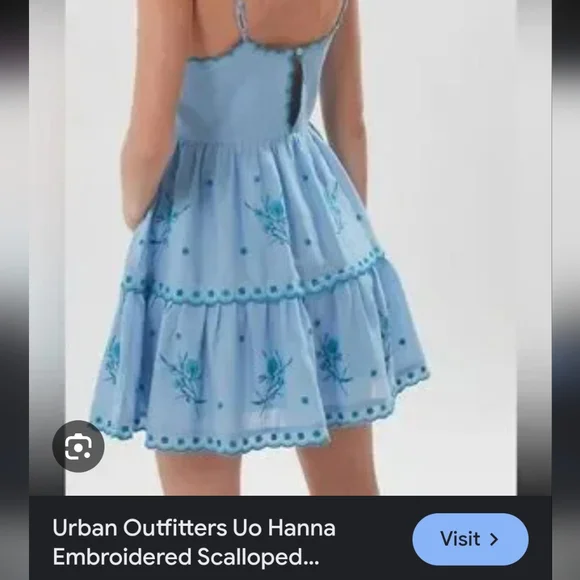 UO "Hanna" Emboidered Dress, M - Picture 4 of 13